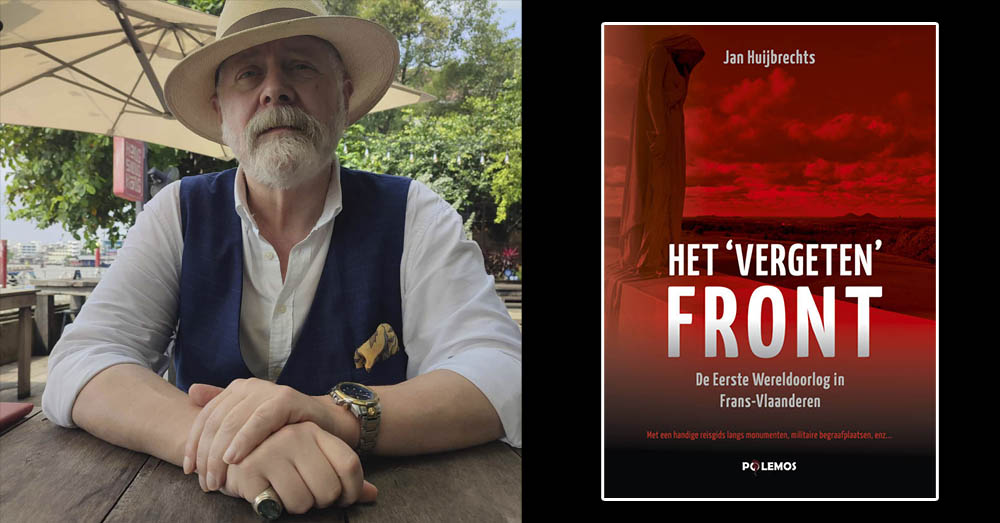 Auteur Jan Huijbrechts en zijn boek Het Vergeten Front (Polemos)