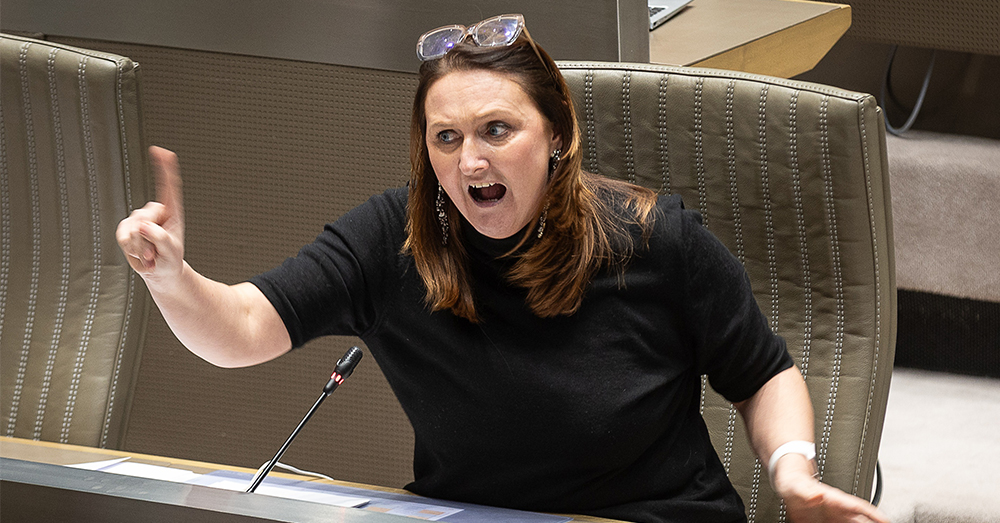 Gwendolyn Rutten wil een boycot van het Eurovisiesongfestival (Belga)