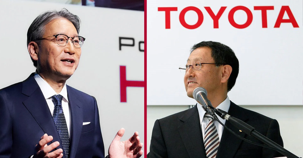 Honda en Toyota CEO's