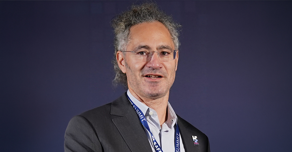 Palantir-CEO Alex Karp (Via Britse overheid)