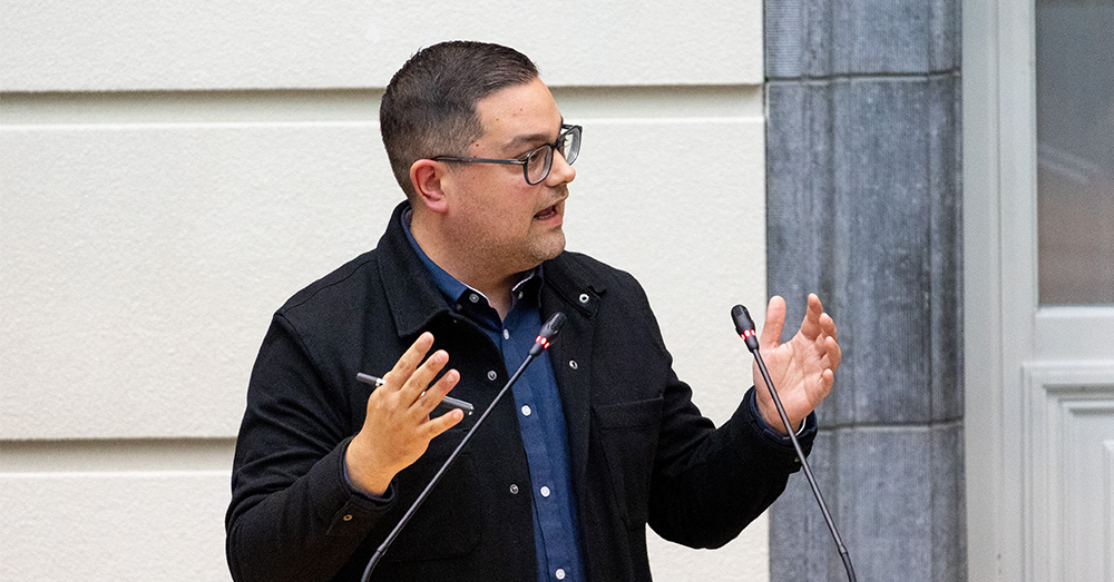 Andy Pieters (N-VA) vreest dat de federale overheid wil inbreken in een Vlaamse bevoegdheid (Belga)