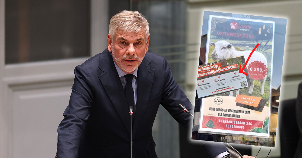 Dewinter (VB) wil verbod op reclame voor halalvlees: "Barbaarse praktijk die voor onnodig dierenleed zorgt"