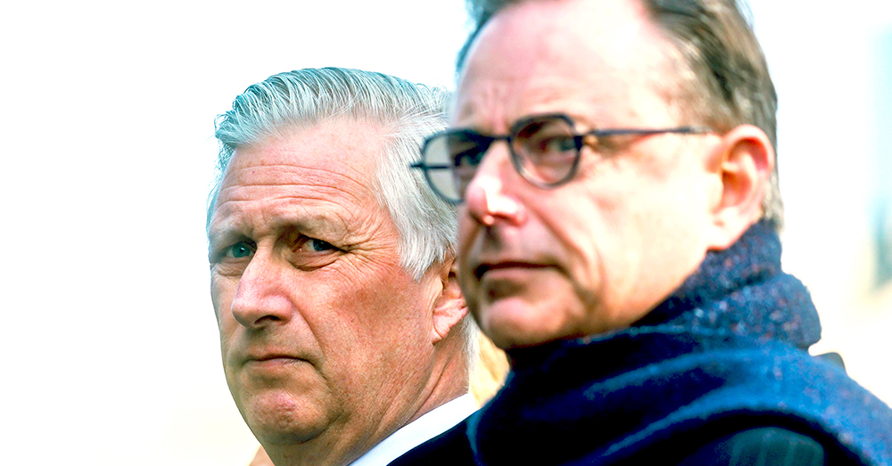 Houdt koning Filip de regering-De Wever overeind? Foto Belga