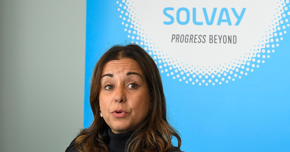 Ilham Kadri, toen nog bij Solvay (Photonews)