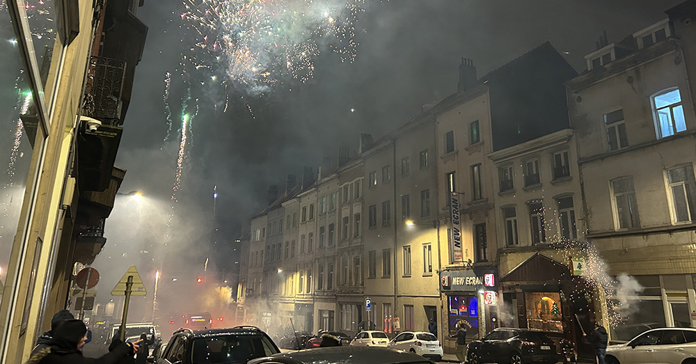 Nieuwjaarsrellen in Brussel