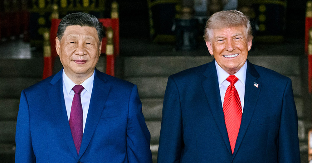 China zet subtiel de puntjes op de i 