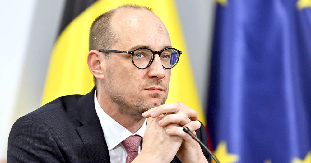 Minister Vincent Van Peteghem (cd&v). Foto: Belga