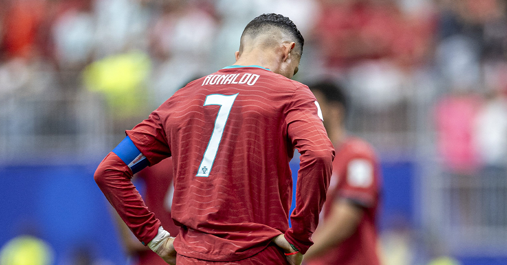 Cristiano Ronaldo stelde gisteren voor Portugal teleur (Photonews)