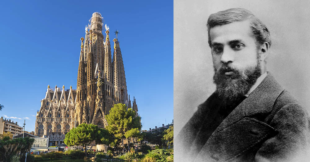De Sagrada Familia en Antoni Gaudi