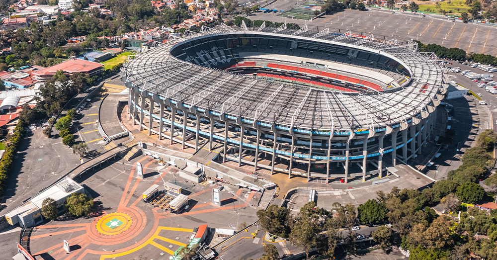 Het Aztekenstadion in Mexico-stad (Shutterstock)