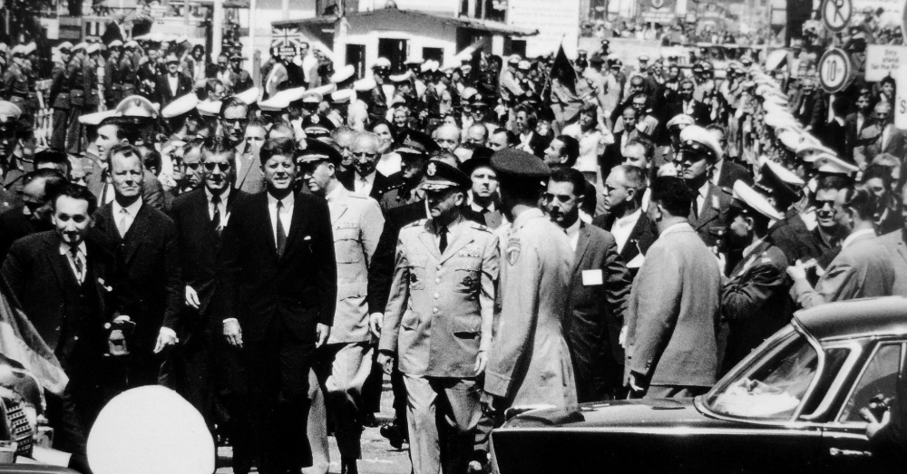 Bezoek van Amerikaans President Kennedy in Berlijn. Foto: Photonews