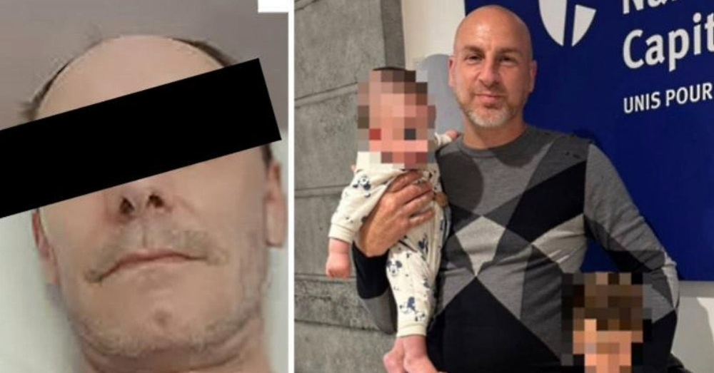 De pedofiel en Grégory Lenoci. Foto: X