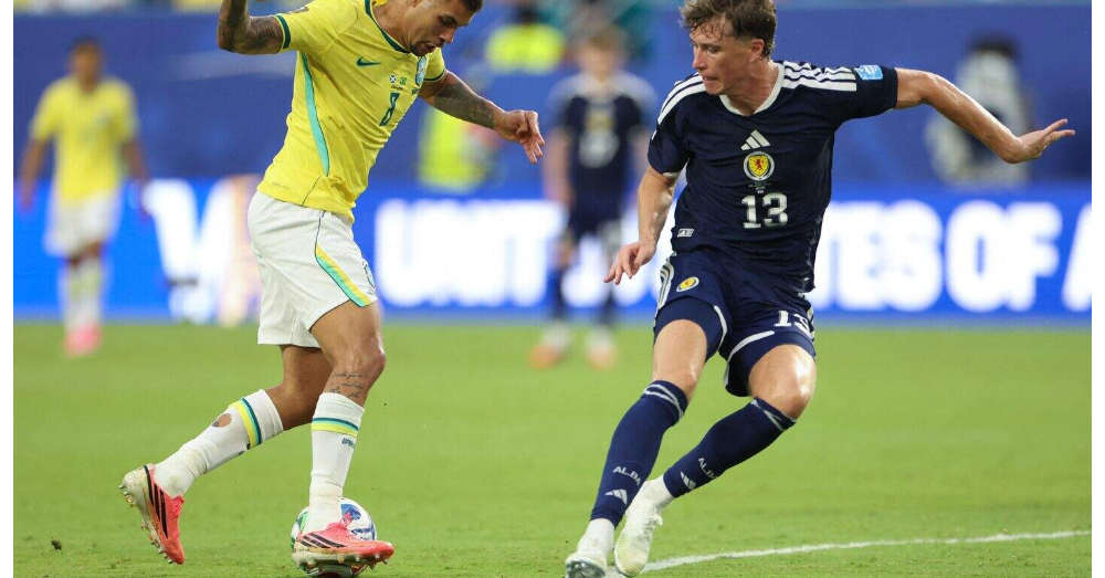 Brazilië tegen Schotland. Foto: Belga