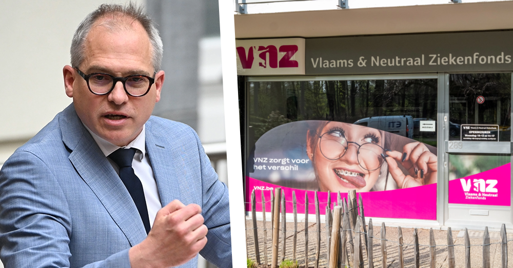 Matthias Diependaele (N-VA) prijst het VNZ. Foto: Photonews