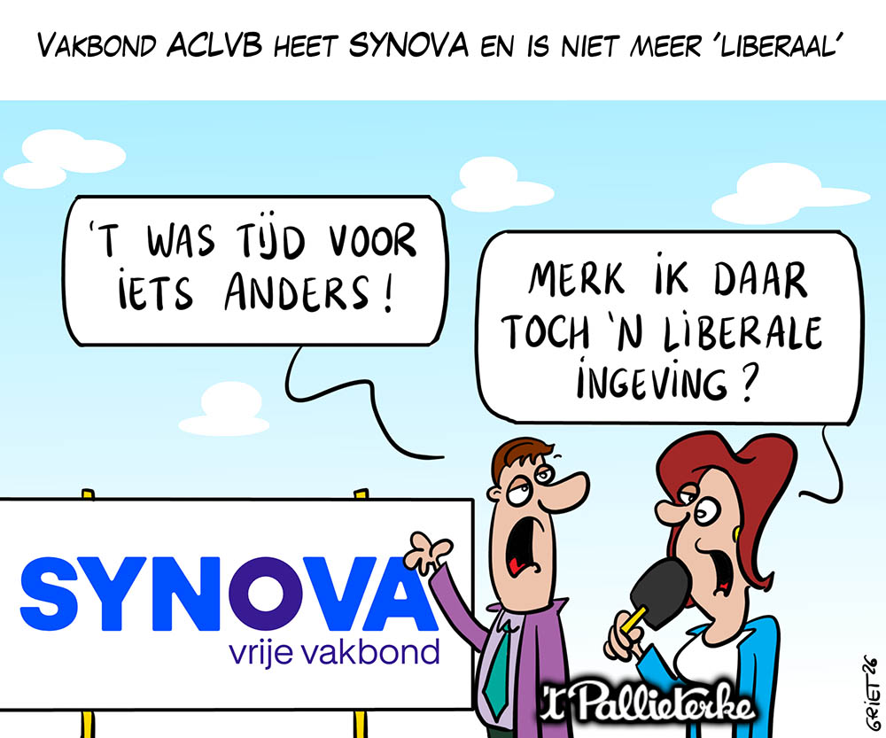 Vakbond ACLVB heet nu Synova en is niet langer liberaal