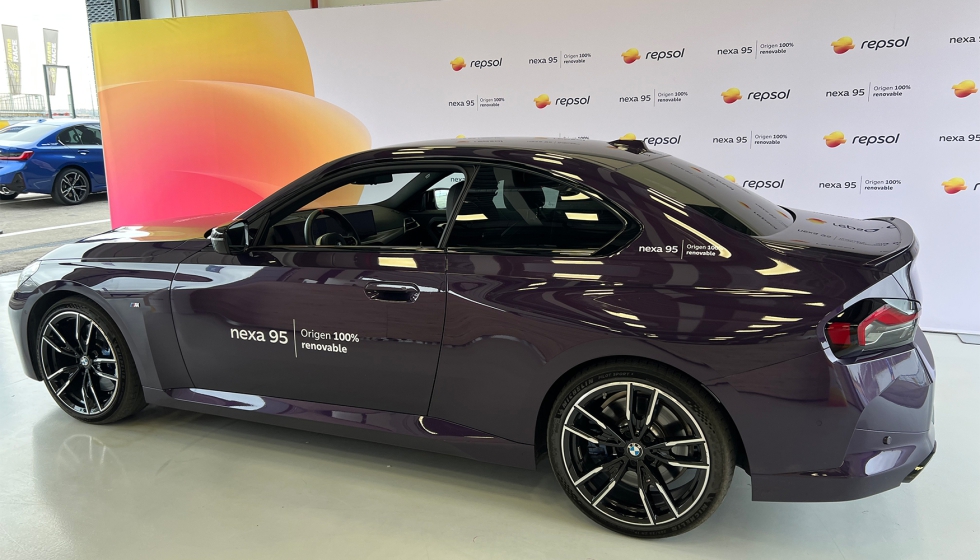 BMW met hernieuwbare benzine. Foto: Repsol