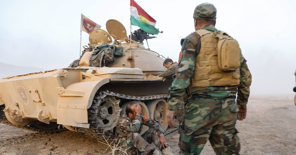 Archiefbeeld van Peshmerga-strijders (Photonews)