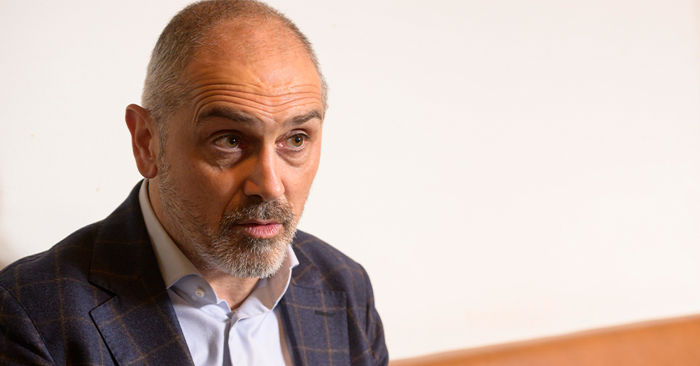 Michel Maus interview over begroting (Photonews)