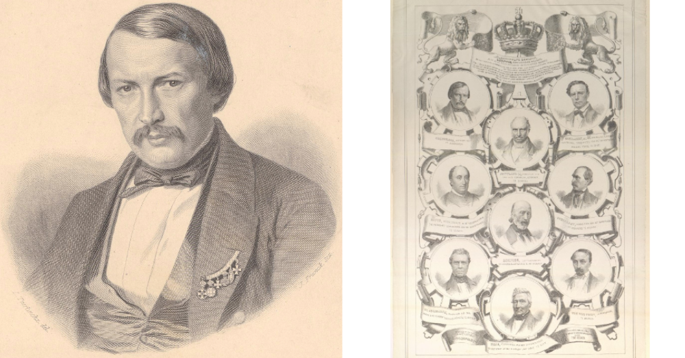 Hendrik Conscience maakte deel uit van de Grievencommissie.