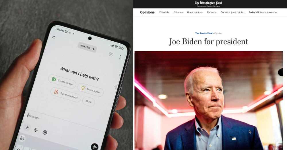 Joe Biden werd voorgedragen door de Washington Post. Foto: Photonews