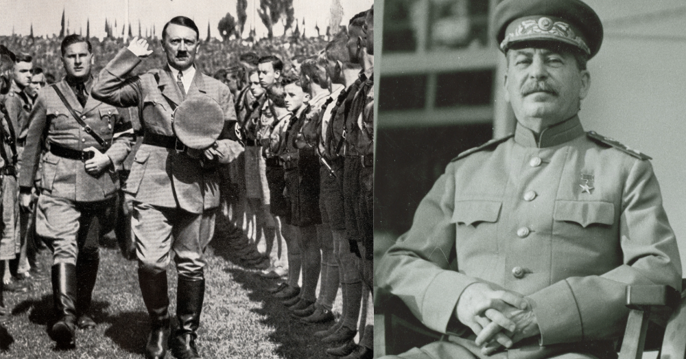 Adolf Hitler en Jozef Stalin. Foto: Shutterstock