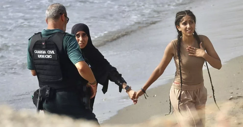 Marokkaanse migrantenvrouwen in Ceuta. Foto: Belga
