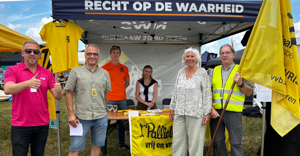 Onze stand op het IJzertreffen van 2026. Foto: Dylan Wagemans
