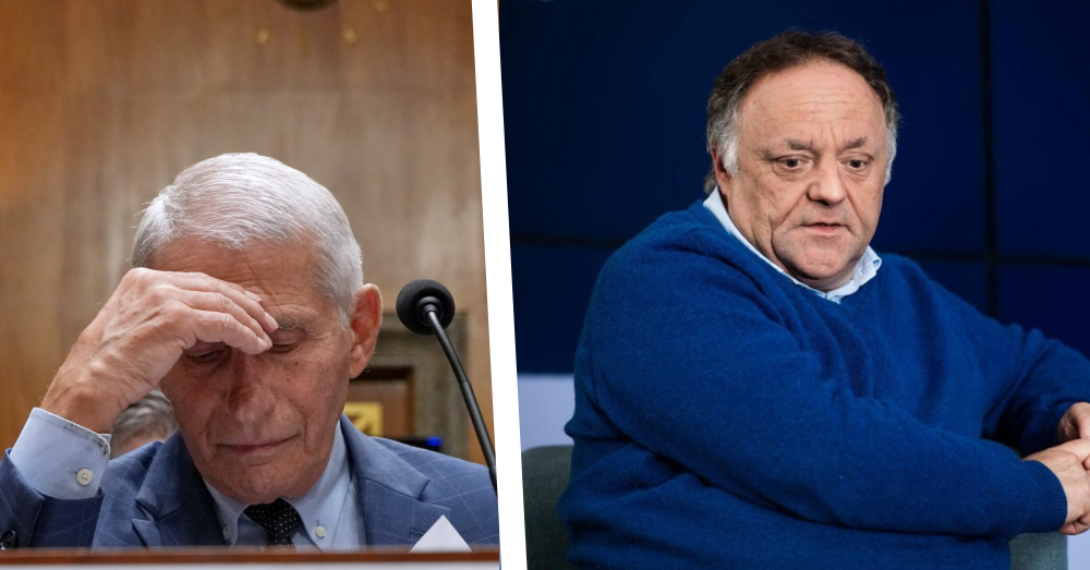 Anthony Fauci en Marc Van Ranst. Foto: Photonews