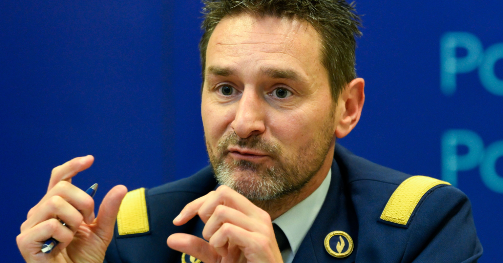 Korpschef Jurgen De Landsheer spreekt van een overschreden rode lijn (Photonews)