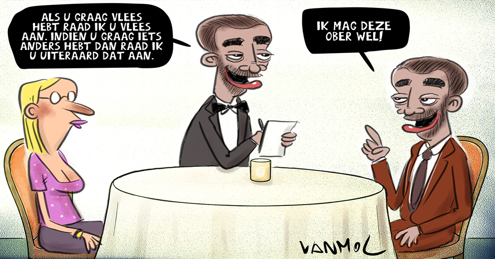 SATIRE. Zomerinterview met Sammy Mahdi: "Van welk hout maakt men eigenlijk pijlen?"