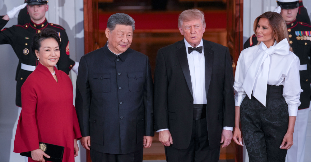 Presidenten Trump en Xi konden het wel met elkaar vinden in Washington (Photonews)