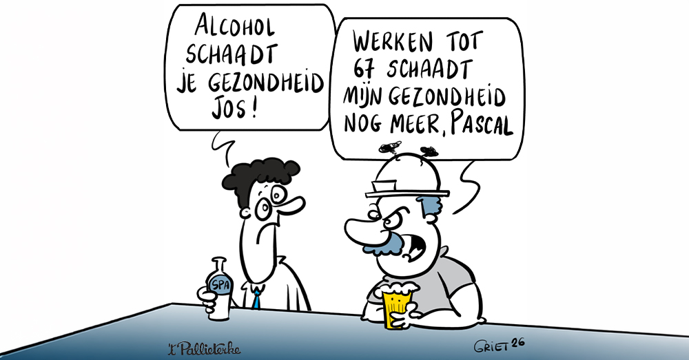 Alcohol schaadt de gezondheid...