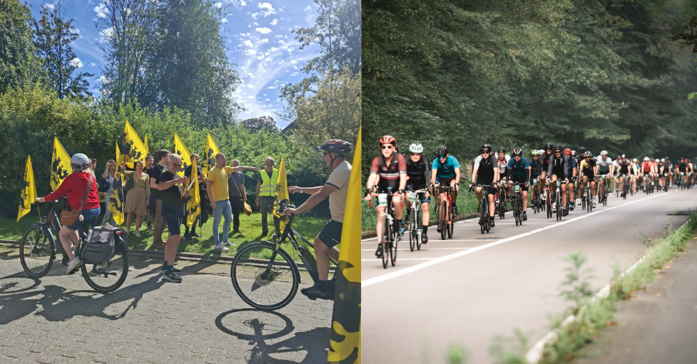 De Vlaamse Volksbeweging was ook aanwezig op de Groene Gordel (X)