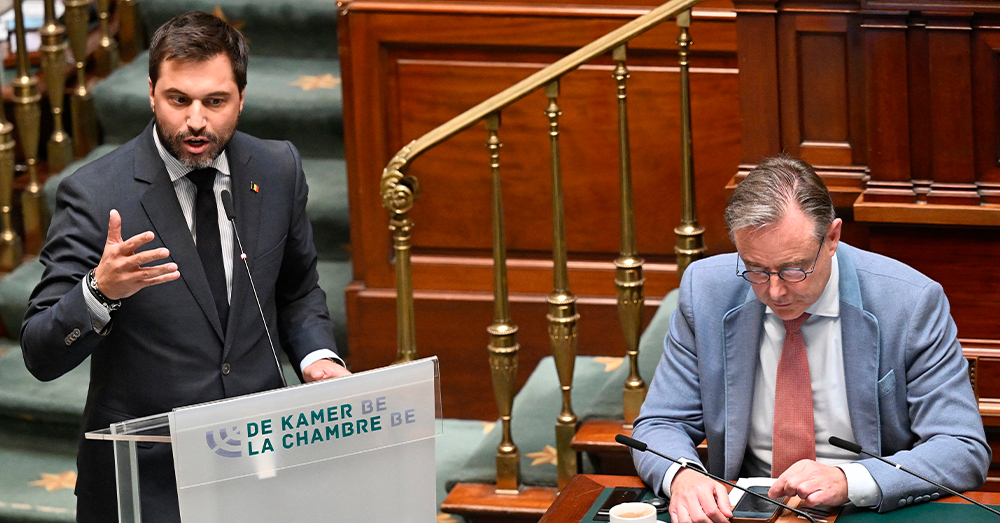 De Wever was niet tevreden met de twee MR-persconferenties (Photonews)