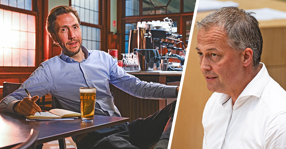 Frédéric De Gucht (Anders) rookt en drinkt, maar het partijvoorzitterschap is waarschijnlijk nog slechter voor zijn gezondheid. Belga/Photonews
