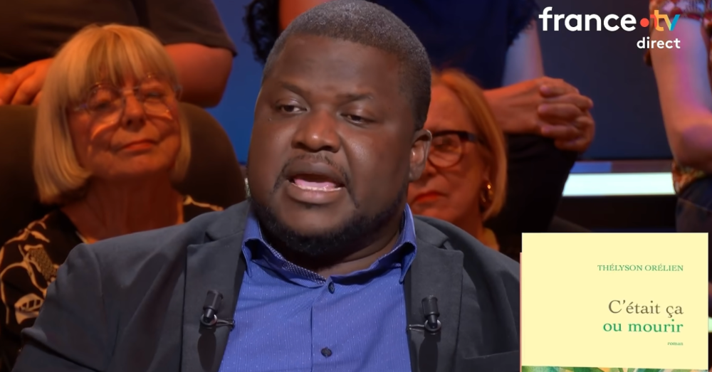 Thélyson Orélien vertelde bij het Franse TV Direct over zijn boek (TV Direct)