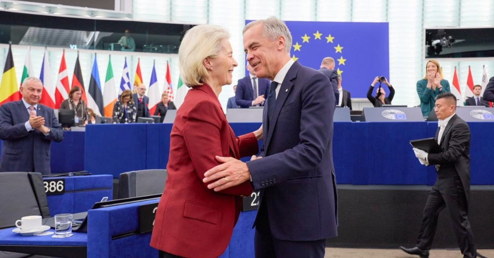 Ursula Von der Leyen en Mark Carney (European Union)