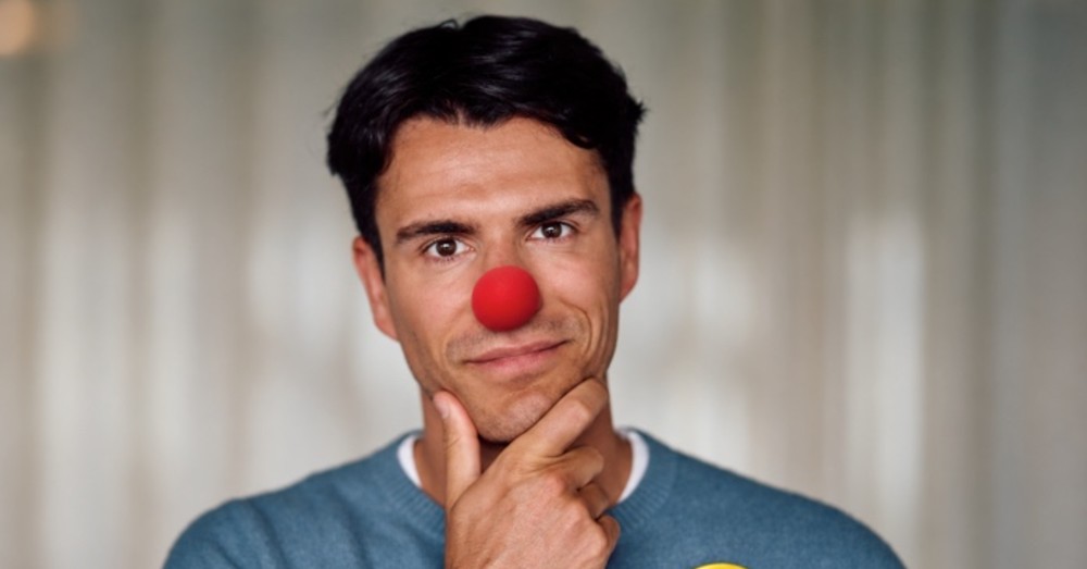 Conner Rousseau met clownsneus als PIPO van de Week